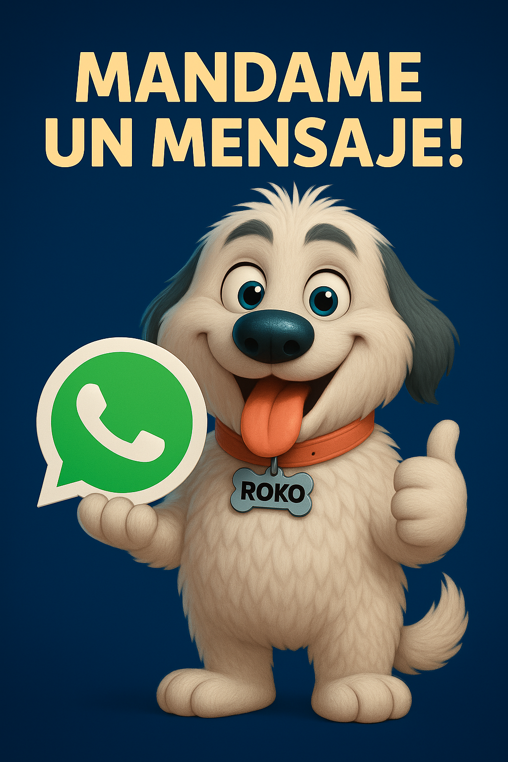 Dale CLICK a Roko y mándanos un Whatsapp!